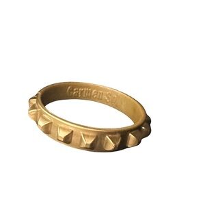 Carmen Sol Gold Metallic jelly bracelet, size LARGE